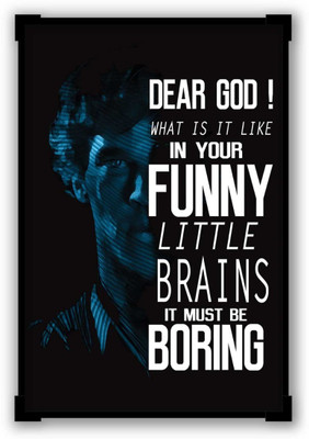 

Aabhaas Wall Poster Dear God! Sherlock Holmes Bbc Tv Series Paper Print(12 inch X 18 inch, Rolled)