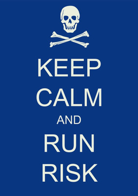 

Wall Poster Keep Calm And Run Risk Paper Print(12 inch X 18 inch, Rolled)