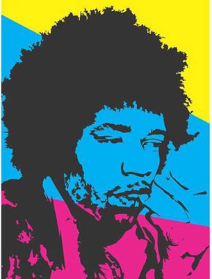 

Wall Poster Jimi Hendri Paper Print(12 inch X 18 inch, Rolled)
