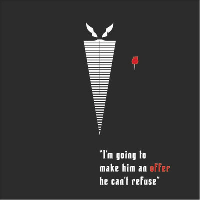 

Aabhaas Wall Poster GodFather Paper Print(12 inch X 18 inch, Rolled)