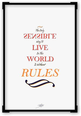 

Aabhaas Wall Poster Rules The Dark Knight Paper Print(12 inch X 18 inch, Rolled)