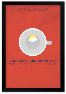 

Akhuratha Wall Poster Guy I Drew a Line For You | Coldplay Inspired Minimalist Illustration Paper Print(12 inch X 18 inch, Rolled)