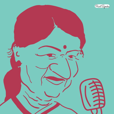 

Aabhaas Wall Poster Lata Mangeshkar Paper Print(12 inch X 18 inch, Rolled)