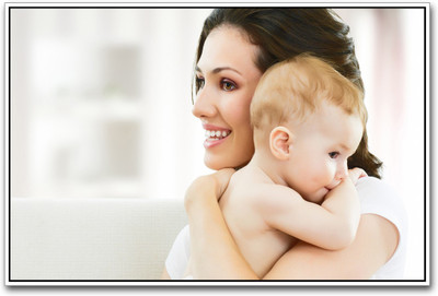 

Wall Poster Cute Baby with Mother Paper Print(12 inch X 18 inch, Rolled)
