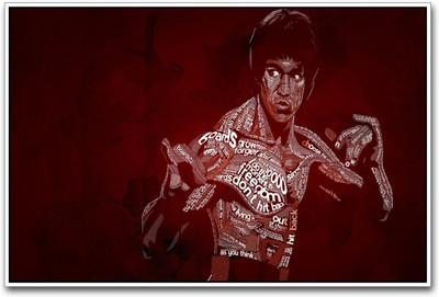 

Aabhaas Wall Poster Bruce Lee stunning Paper Print(12 inch X 18 inch, Rolled)