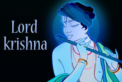 

Wall Poster Lord Krishna Paper Print(12 inch X 18 inch, Rolled)