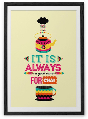 

Aabhaas Wall Poster Chai Paper Print(12 inch X 18 inch, Rolled)