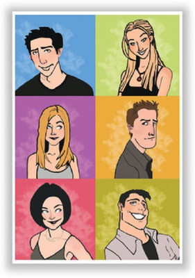 

Wall Poster Friends Wall Poster Paper Print(12 inch X 18 inch, Rolled)