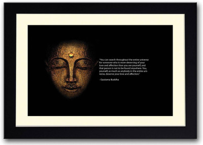 

Akhuratha Wall Poster gautama-buddha-quote-afp-apggstbmvgz Paper Print(12 inch X 18 inch, Rolled)
