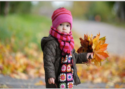

Wall Poster Kidd With Leaves Paper Print(12 inch X 18 inch, Rolled)