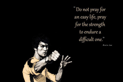 

Wall Poster - Bruce Lee Motivational Paper Print(12 inch X 18 inch, Rolled)