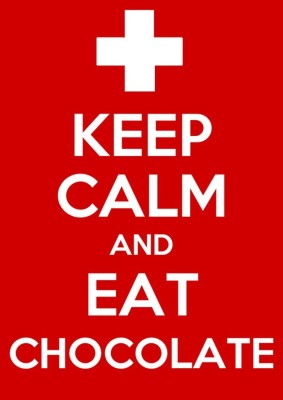 

Aabhaas Wall Poster Keep Calm And Choco Love Paper Print(12 inch X 18 inch, Rolled)