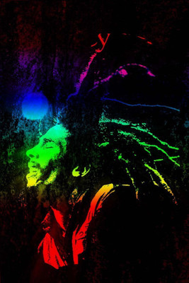 

Aabhaas Wall Poster Bob Marley Time Lapse Color Paper Print(12 inch X 18 inch, Rolled)