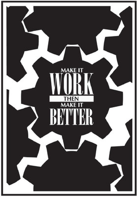 

Wall Poster Make it Work Paper Print(12 inch X 18 inch, Rolled)