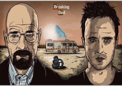 

Wall Poster Breaking Bad Paper Print(12 inch X 18 inch, Rolled)