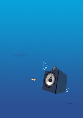 

Aabhaas Wall Poster Sub Woofer Minimal Paper Print(12 inch X 18 inch, Rolled)