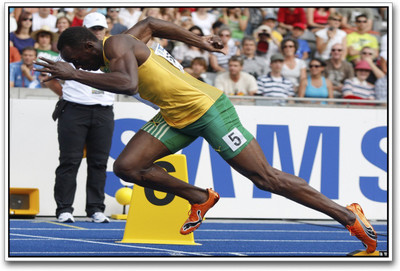 

Wall Poster Usain Bolt Running Paper Print(12 inch X 18 inch, Rolled)