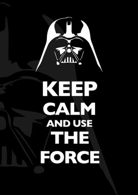

Akhuratha Wall Poster Keep Calm And Use The Force Paper Print(12 inch X 18 inch, Rolled)