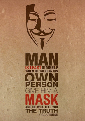 

Aabhaas Wall Poster V For Vendetta Quoted Paper Print(12 inch X 18 inch, Rolled)