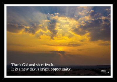 

Aabhaas Wall Poster thank-god-start-fresh-thankgodframe-jpagwk Paper Print(12 inch X 18 inch, Rolled)