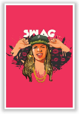 

Wall Poster Swag Quirky Illustration Art Paper Print(12 inch X 18 inch, Rolled)
