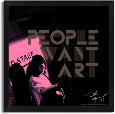 

Aabhaas Wall Poster Freddie Mecury People Want Paper Print(12 inch X 18 inch, Rolled)