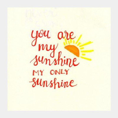 

Wall Poster My Sunshine Doodle Square | Artist: Keya Shah Paper Print(12 inch X 18 inch, Rolled)