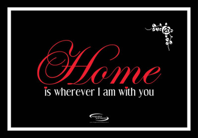 

Akhuratha Wall Poster home-is-wherever-i-am-with-you-homeframe-jpynxyrud Paper Print(12 inch X 18 inch, Rolled)