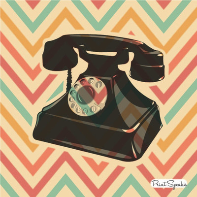 

Aabhaas Wall Poster AntiqueDialTelephone Paper Print(12 inch X 18 inch, Rolled)