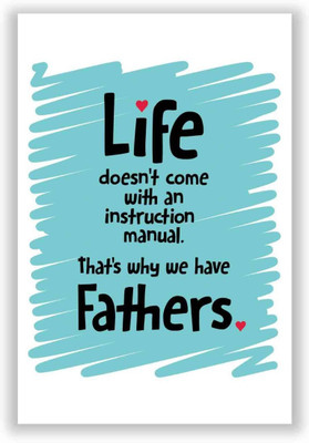 

Aabhaas Wall Poster Instructions Manual | Life | Father's Day Gifts Paper Print(12 inch X 18 inch, Rolled)
