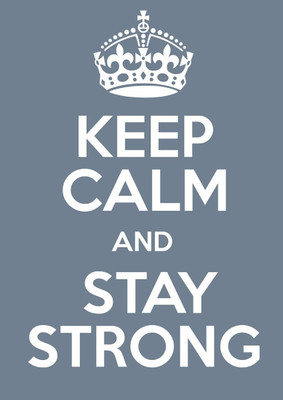 

Akhuratha Wall Poster Keep Calm And Stay Strong ! Paper Print(12 inch X 18 inch, Rolled)