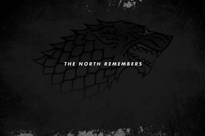 

Aabhaas Wall Poster The North Remembers Dull Direwolf Paper Print(12 inch X 18 inch, Rolled)