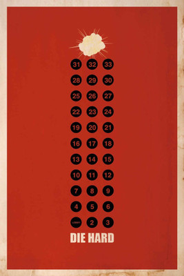 

Aabhaas Wall Poster Die Hard MinimalArtist Paper Print(12 inch X 18 inch, Rolled)