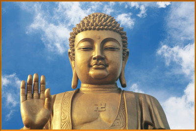 

Aabhaas Wall Poster -lord-buddha- Paper Print(12 inch X 18 inch, Rolled)