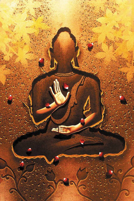

Aabhaas Wall Poster buddha-in-golden- Paper Print(12 inch X 18 inch, Rolled)
