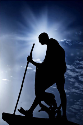 

Wall Poster Mahatma Gandhi Paper Print(12 inch X 18 inch, Rolled)