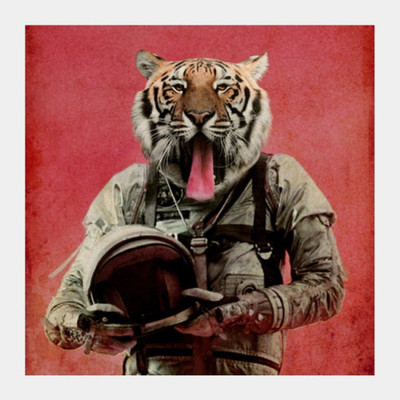 

Aabhaas Wall Poster Space tiger Square Prints | Artist : Durro Paper Print(12 inch X 18 inch, Rolled)
