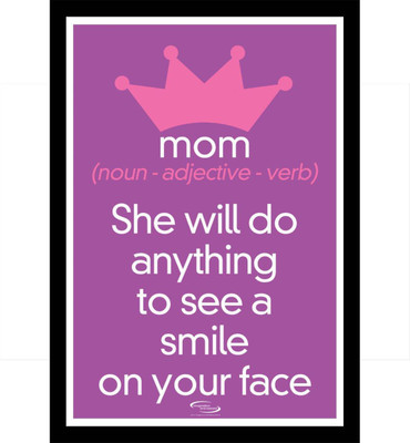 

Wall Poster mom-momframe- Paper Print(12 inch X 18 inch, Rolled)