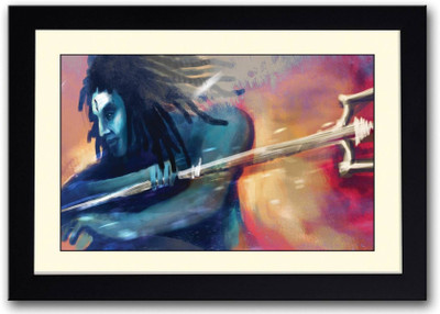 

Aabhaas Wall Poster shiva-with-tris-l-afp-apjqwnfa Paper Print(12 inch X 18 inch, Rolled)