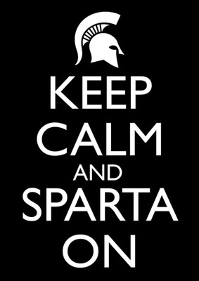 

Wall Poster Keep Calm And Sparton Paper Print(12 inch X 18 inch, Rolled)