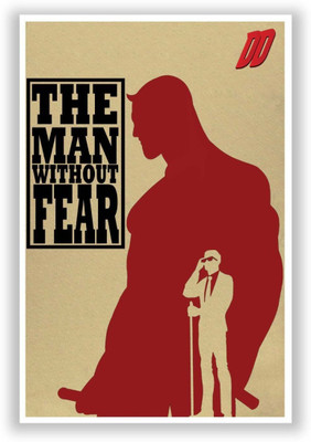 

Akhuratha Wall Poster The Man Behind Fear Daredevil Inspired Comic Series Inspired Paper Print(12 inch X 18 inch, Rolled)