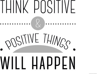 

Aabhaas Wall Poster Think Positive and Positive things will happen Paper Print(12 inch X 18 inch, Rolled)