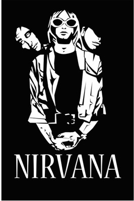 

Wall Poster Kurt Cobain Nirvana Paper Print(12 inch X 18 inch, Rolled)