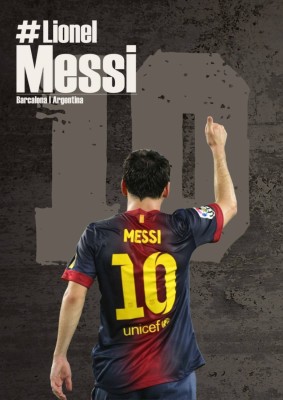 

Aabhaas Lionel Messi Fine Quality Wall Poster Paper Print(12 inch X 18 inch, Rolled)