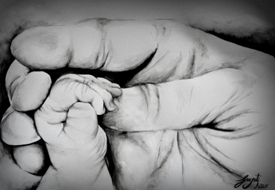 

Wall Poster Father Son Relation | Sketch Paper Print(12 inch X 18 inch, Rolled)