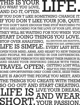 

Akhuratha Wall Poster This is Your Life Paper Print(12 inch X 18 inch, Rolled)