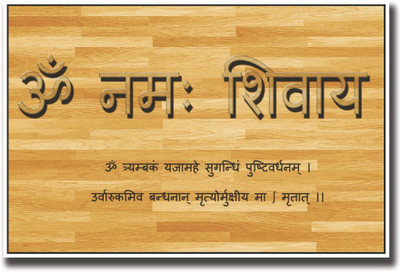 

Aabhaas Wall Poster om-namah-shivay-aps- Paper Print(12 inch X 18 inch, Rolled)