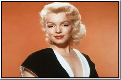 Wall Poster Marilyn Monroe American Actress Paper Print(12 inch X 18 inch, Rolled)