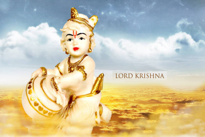 

Wall Poster -lord-krishna-bal-krishna- Paper Print(12 inch X 18 inch, Rolled)