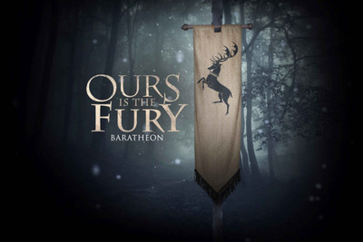 

Aabhaas Wall Poster Ours is the fury Baratheon Paper Print(12 inch X 18 inch, Rolled)